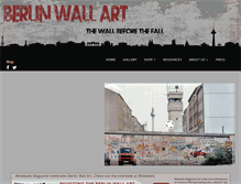 Tablet Screenshot of berlinwallart.com